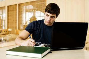 Teenager Studying Teenager Studying